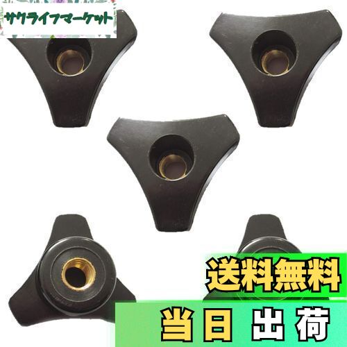 【送料無料】EXDUCT クランプノブ ハンドル クランプ M5 5個 ボルト セット テーブルソー 木工 天板 Tスロット レール フェザーボード スタンド ...
