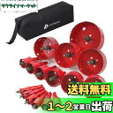 ライフパレット バイメタル ホールソー ホルソー セット 穴あけ 切削 木工 工具 工具ケース付き (16, 16 19 20 22 24 28 30 35 4...