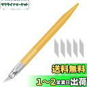 細工用カッター, デザイン アート ナイフ 替え刃 10枚 切り絵 プラモデル 消しゴム はんこ 美術用品