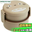 【送料無料】スケーター(Skater) 丸型 ランチボックス 500ml 弁当箱 フォーク付 2段 日本製 となりのトトロ ジブリ ONWR1-A