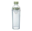 HARIO(ハリオ) フィルターインボトル ポータブル スモーキーグリーン 樹脂製 縦横 400ml 茶こし付き プレゼント ギフト 贈り物 FIBP-40-S...
