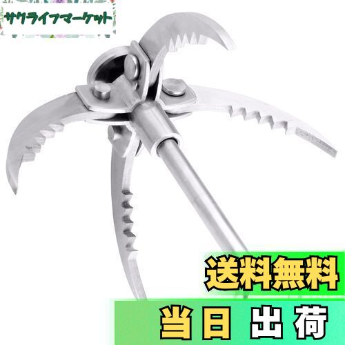 【送料無料】TRIWONDER グラップリングフックアウトド 登山フック 重力フック アンカーフック ステンレ..