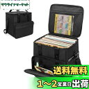 【送料無料】Trunab レコードケース lp用 レコードバッグ 収納 最大60枚 仕切り板付き