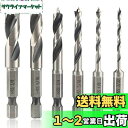 Wolfride 6本セット 六角軸木工ドリルビット 木工?樹脂用ドリルビット 下穴ドリルビット インパクトドライバー用 電動ドリル用 穴径9.5mm 7.9m...