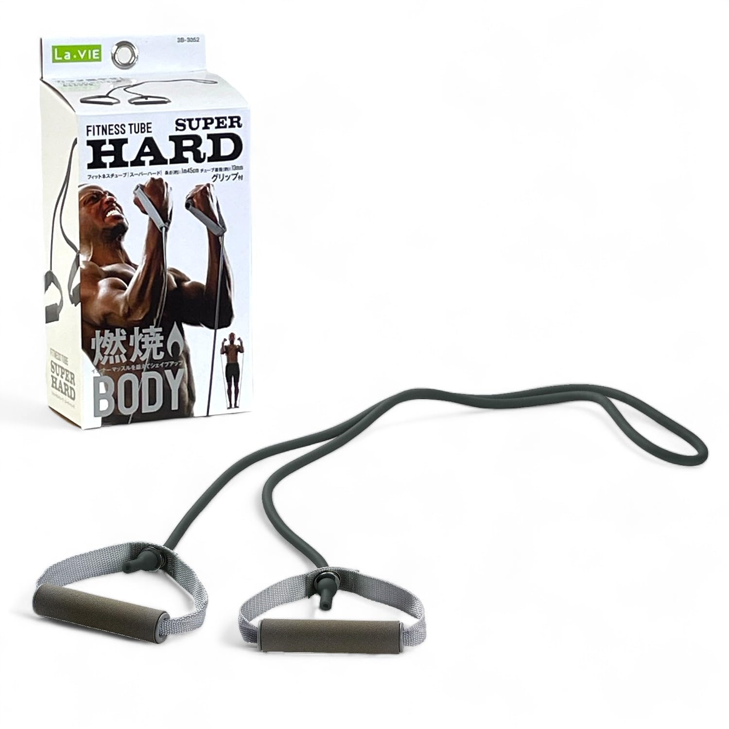 【送料無料】La-VIE(ラヴィ) フィットネスチューブ スーパーハード トレーニングチューブ 筋トレ 3B-30..