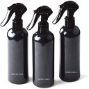 TOMYEJP スプレーボトル アルコール対応 300ml 小分けボトル 3本セット 霧吹き 漏れ防止 遮光ボトル 家庭 清掃 園芸用 大容量 詰め替え容器