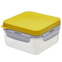 【送料無料】ベストコ ランチボックス 保存容器 1.2L イエロー HPL979L-Y To go ボックス 2 in 1 ロック&ロック スフォーク&ナイフ付