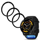 【wnunbg 3枚セット】 対応 Garmin Venu 3 フィルム 3枚 PET複合材 炭素繊維 高透過率 用 ガーミン Venu 3 1.4インチ ガラ...