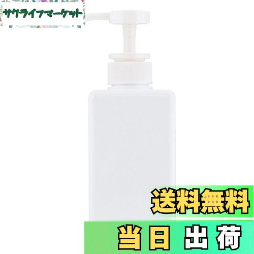 【送料無料】ベストコ(Bestco) シャンプー用ディスペンサー ホワイト 450ml ネトヨン・レ スクエア ボ..