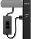 Fire TV Stick 4K /4K Max 対応 本体なし Mission Cables USBポートから スッキリ配線で美しく テレビ裏がキレイに 車内/プロジェクター/壁掛けテレビに使用可能