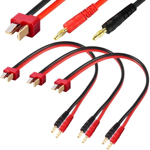 【送料無料】Xiatiaosann 3個 Tプラグ オス - 4 mm バナナコネクタアダプタ、4 mm バナナ - Tプラグ オ..