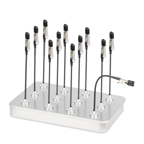 【送料無料】AKEIE ペインティングスタンド 塗装ベース 塗装棒 12本入 手持ち手棒 マグネット式 曲げ可..