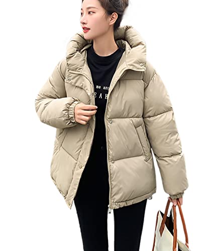 【送料無料】[BryQrvy] コート アウター 厚手中綿ジャケット レディース ジャケット 秋冬 キルティング..