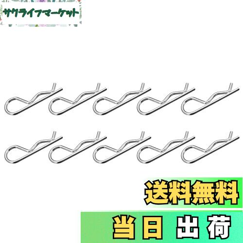 【送料無料】METALLIXITY コッタピン 3 mm x 60mm 50個入り 炭素鋼 R形 ス ...