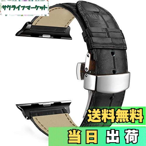 【送料無料】MaKTech レザーベルト Apple Watch 11/10/9/8/7,Ultra 3/2/1,SE 3/2/1 [2025]に対応