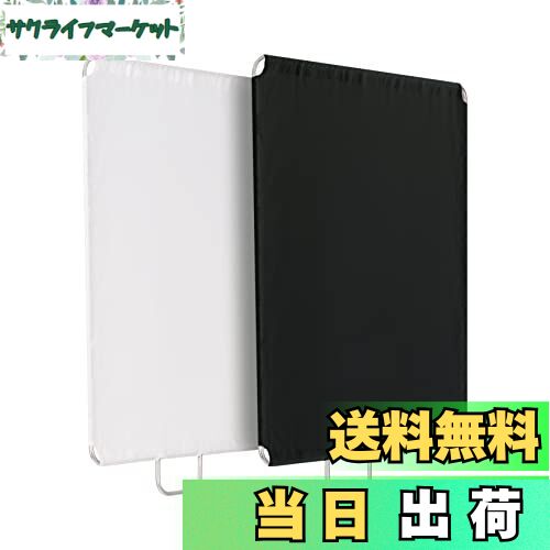 【送料無料】Selens 撮影用 フラッグパネル レフ板 ディフューザー+ブラックリフレクターキット ステン..