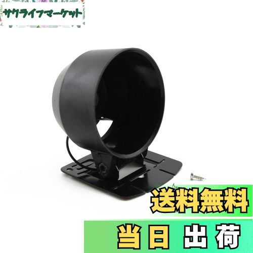 【送料無料】navire 汎用 薄型 ピラーメーター ホルダー ブラック ミドル タイプ オートメーター 60φ 60mm