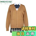 【送料無料】zuevi スクールカーディガン 女子 制服 カーディガン 長袖 学生 レディース セーター トップス Vネック 高校生 アウター セーター ゆったり コットン ニット プレゼント 無地 通学 通勤 春秋冬 ギフト 色:カーキ、サイズ:2XL