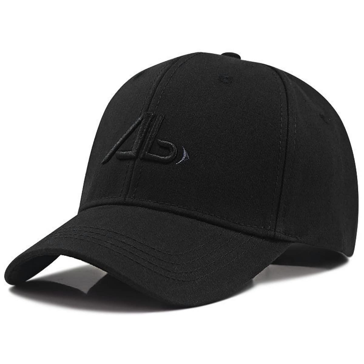 【送料無料】[Lopis] キャップ 大きいサイズ ビッグサイズ メンズ 深め 61～69cm 人気 おしゃれ かっこいい つば長 日よけ 大きめ XL 帽子 色：AB ブラック×ブラック、サイズ：XL