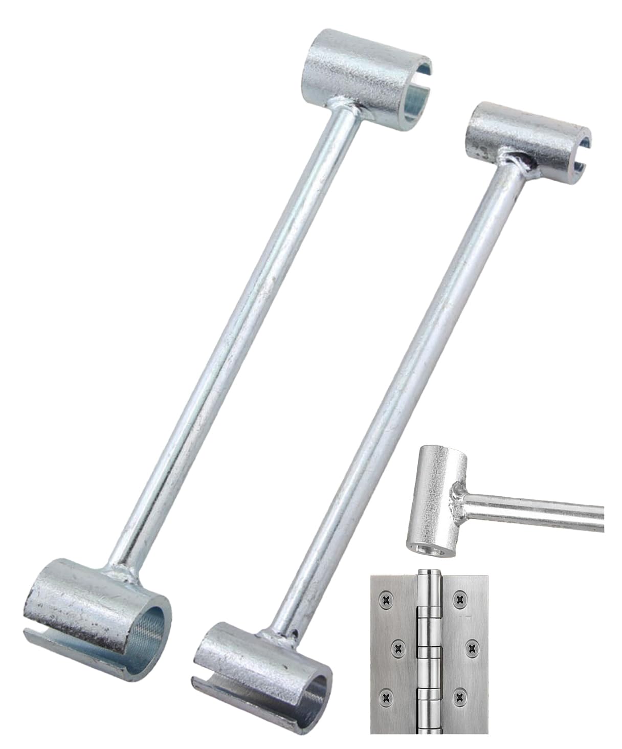【送料無料】S.fields.inc 丁番起こし 蝶番おこし棒 2本セット ドアヒンジ調整レンチ 工具 合金鋼 8-25mm