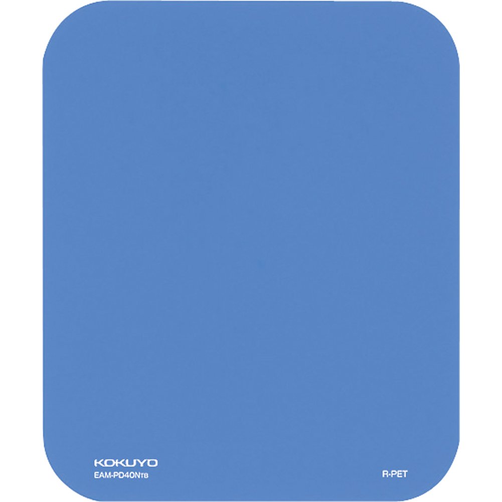 【送料無料】コクヨ(KOKUYO) マウスパッド 再生PPタイプ 青 EAM-PD40NTB 色：ク ...