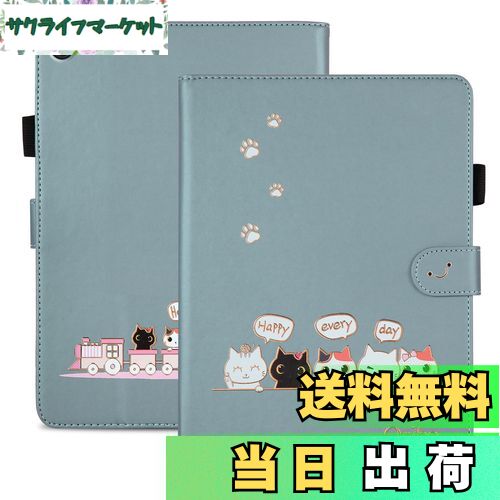 【送料無料】Qribo Lenovo Tab M10 Plus 3rd Gen ケース シンプルなのに可愛いデザイン エンボス加工猫..