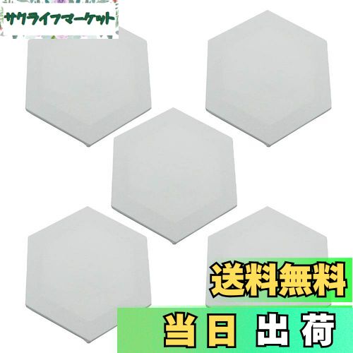 【送料無料】楽Meister ミニキャンバス 張りキャンバス 六角形 5枚セット (20cm) 画材 アクリル画 水彩画 油絵 油彩