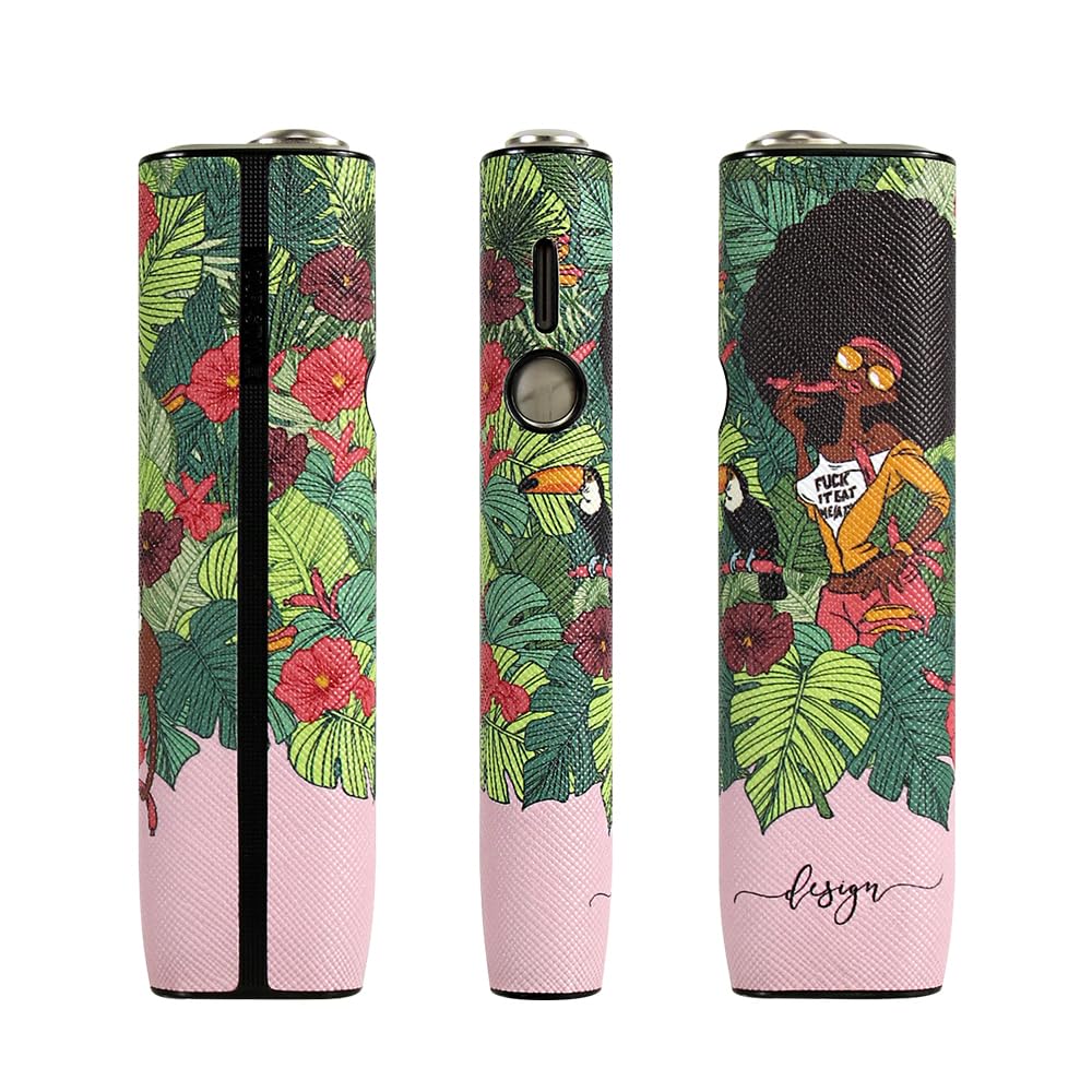 【送料無料】BOOFLYII ケース【アイコスイルマワン/イルマ i ワンに適合する】 PUレザー製 360°全面保護 加熱式たばこ用ケース 耐衝撃 滑り止め 可愛い 極フィット勘合 持ち運び便利 (落書き03)