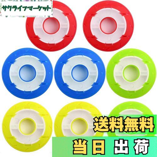 【送料無料】DFsucces 仕掛け巻き スプール シリコン 釣りライン巻 釣り糸ボビン 釣り糸保護収納、釣り..