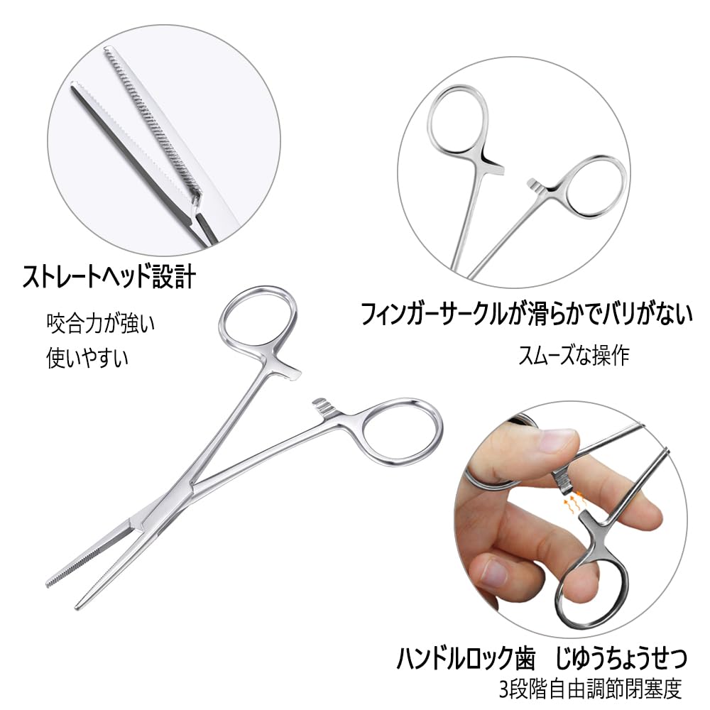 【送料無料】SensaBliss 鉗子 ペット 犬用綿棒50本入りセット ステンレス製 ペット...