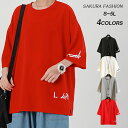 tシャツ カットソー 半袖 レディース メンズ ユニセックス プルオーバー トップス ゆったり 春 夏 さらっとカットソー プルオーバー ワンポイントtシャツ