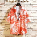 シャツ M/L レディース メンズ ユニセックス 花柄 トップス シャツブラウス ブラウス 半袖 半そで 襟 衿 羽織り 羽織 ロゴ刺繍 柄 重ね着 大きいサイ...