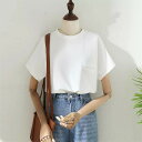 tシャツ レディース トップス カットソー プルオーバー 半袖 クルーネック プチハイネック シンプル 大きいサイズ ゆったり 半袖tシャツ