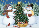 ダイヤモンドアート キット クリスマス 雪だるまの飾りつけ クリスマスツリー スノーマン 雪 オーナメント ダイアモンドアート セット ダイヤモンドペインティン...