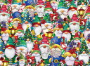 ダイヤモンドアート クリスマス サンタクロースいーっぱい! 40×50 四角ビーズ 大型 上級者 中級者 クリスマスツリー ダイアモンドアート キット ダイヤモ...
