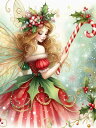 ダイヤモンドアート キット クリスマスの妖精 Christmas Fairy 四角ビーズ 冬 ダイアモンドアート スクエアビーズ ダイヤモンドペインティング ビーズ 刺繍キット セット 送料無料