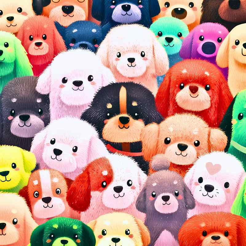 ダイヤモンドアート 犬だらけ Dog×Dog 可愛い 四角ビーズ ABビーズ ダイアモンドアート ダイヤモンドペインティング キット ビーズ刺繍キット スクエア オーロラビーズアート セット さくらシフォン ハンドメイド 手芸 ダイヤモンドフィックス huacan インテリア カラフル