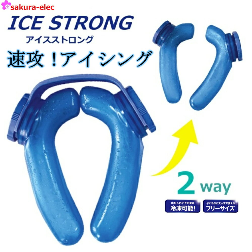 【ワンダフルデーP10】 熱中症対策用品 アイスストロング 熱中症対策 フリーサイズ 冷凍保存 作業 スポ..