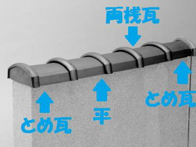 セレ・ちくま(平)和風塀瓦「セレ」シリーズ