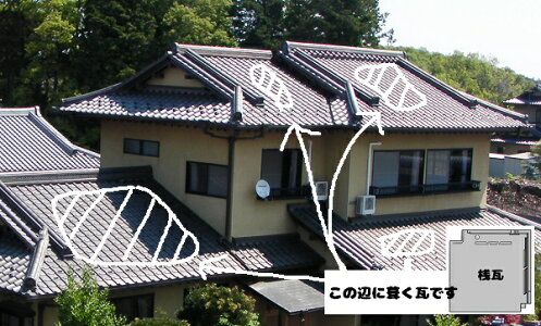 陶器瓦の桟瓦・地瓦・平瓦