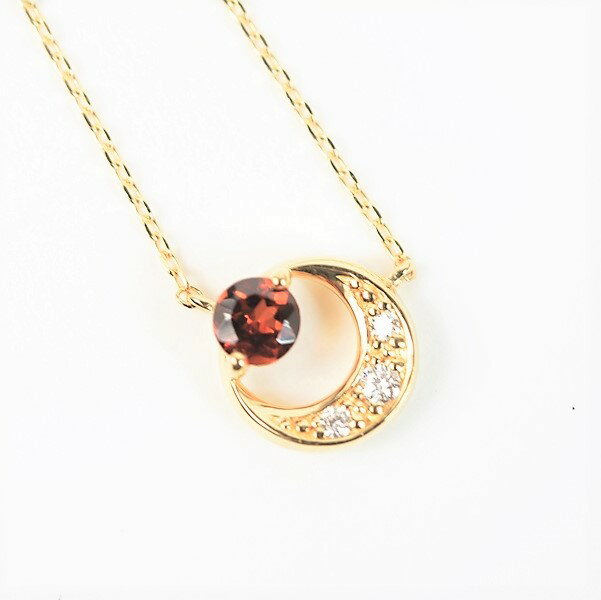 Rakuten - スタージュエリー　STAR JEWELRY　K18　ダイヤ　ガーネット　ネックレス【美品】