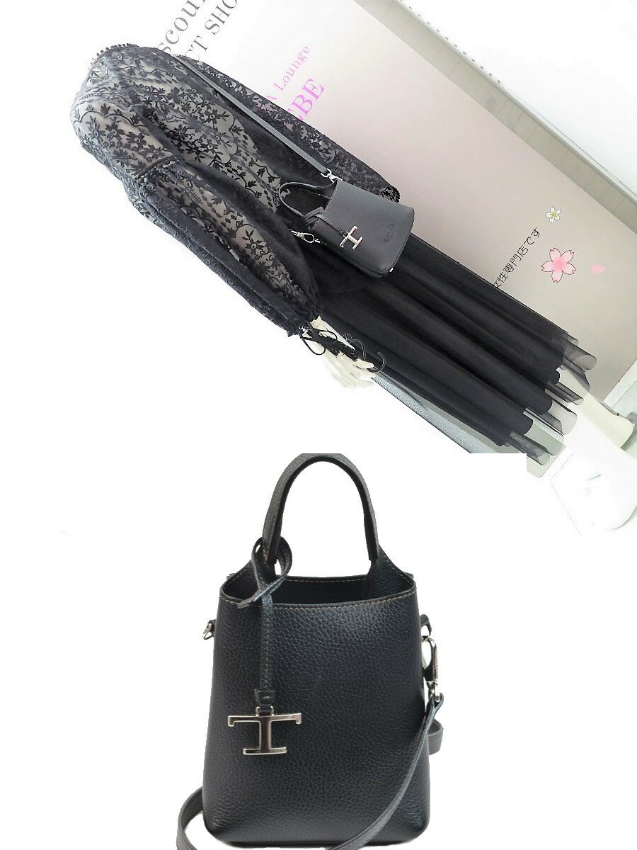 【新品同様】トッズ　Tタイムレス　レザー バッグ 　マイクロ