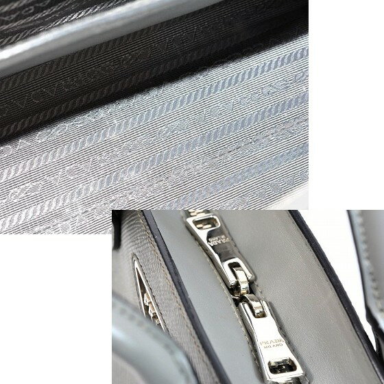 【新品同様】プラダ　1BA269　クリステン　サフィアーノ　レザー　ハンドバッグ　2WAY　ショルダー