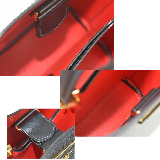 【超美品】プラダ　1BA217　パニエ スモール バッグ　2WAY ショルダーバッグ