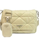 【美品】プラダ 1BD290 パデッド Re-Nylon ショルダーバッグ ポーチ付き