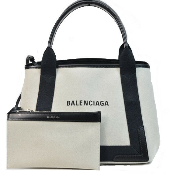 【未使用品】 バレンシアガ BALENCIAGA ネイビー カバス　スモール トートバッグ バッグ 339933