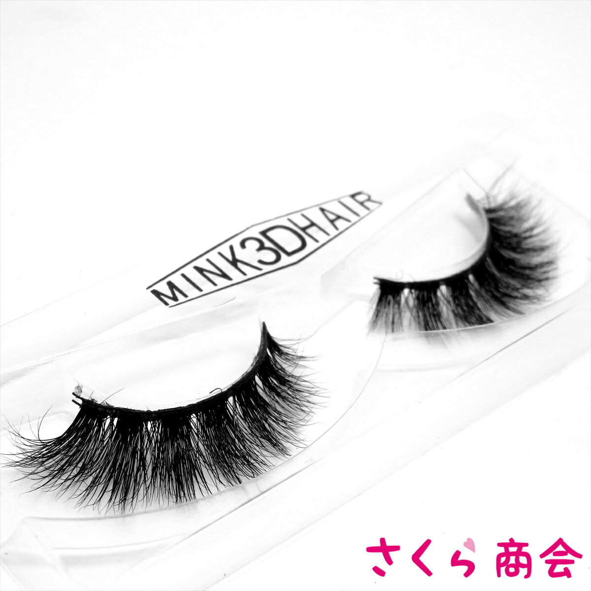 SXR18 フワフワのクリンクリン 目尻強調 3D ミンク つけまつげ MINK EYE LASH アイラッシュ 海外コスメ