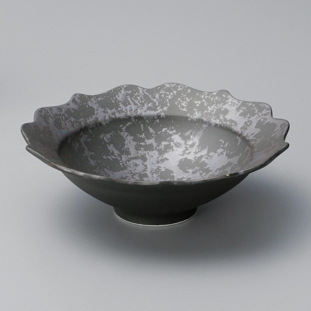 銀いぶし 15cm 桔梗鉢14.5x4.5 和え物 お浸し お惣菜 炊きもの 煮物 お漬物 おばんざいの盛り付けに日..