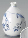 鳥獣戯画 玉徳利7.5x11cm 約240cc 日本酒 どぶろく 焼酎 吟醸酒をもっと愉しむ家呑み 晩酌はお気に入りの器で 日本製の逸品