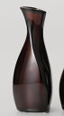 うるし茶釉 大 捻り徳利6.9x18cm 280cc前後 日本製 あめ茶釉の首長酒器日本酒 吟醸酒 焼酎 どぶろく毎日の晩酌 家呑みはお気に入りのお酒のうつわで